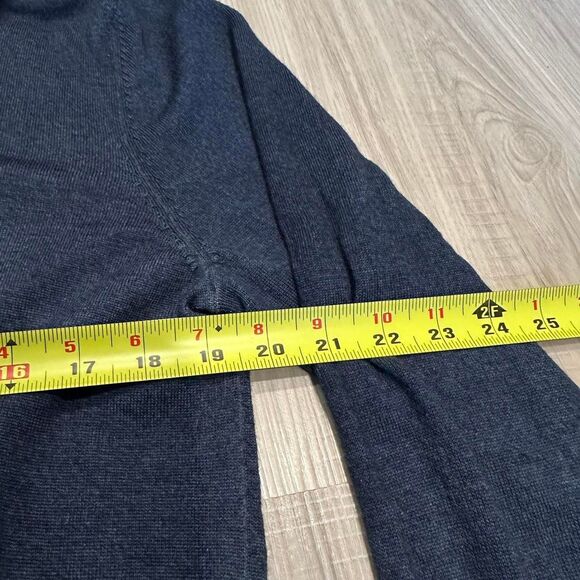 Michael Kors quarter-zip sweater jumper. Navy color. Size L. - Picture 4 of 6